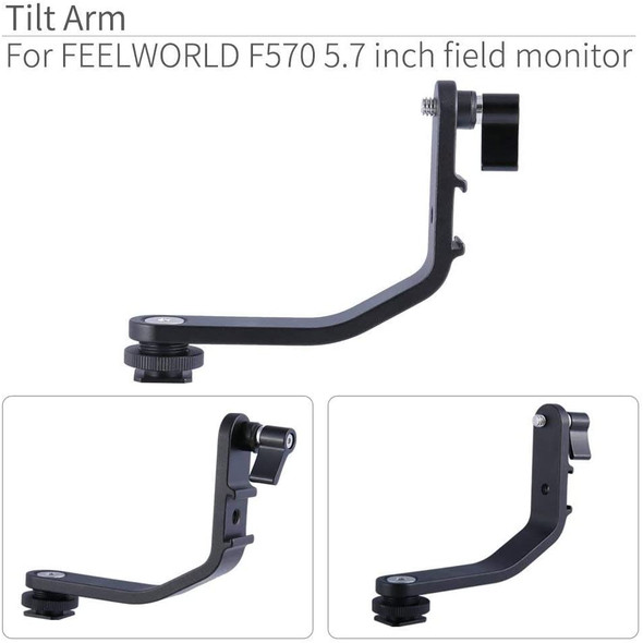 Feelworld 5" Tilt Arm Bracket for 5" / 5.5" / 5.7'" monitor