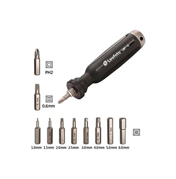 Leofoto LMT-10 Multi-Tool Allen wrench screw driver tool Kit