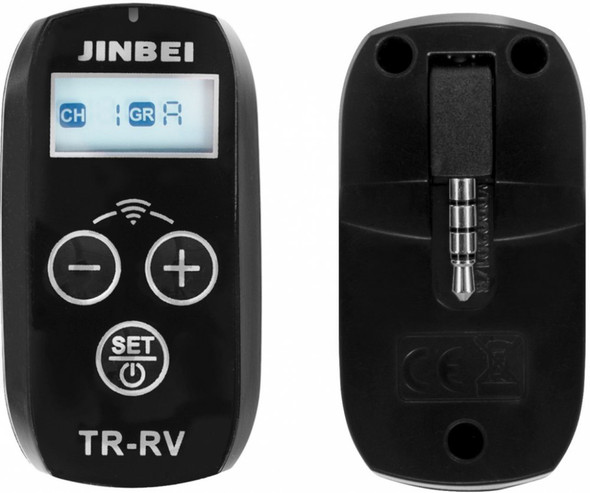 Jinbei TR-RV 2.4GHz Flash Wireless Receiver with  3.5 mm Sync jack for TR-Q6 TR-Q7