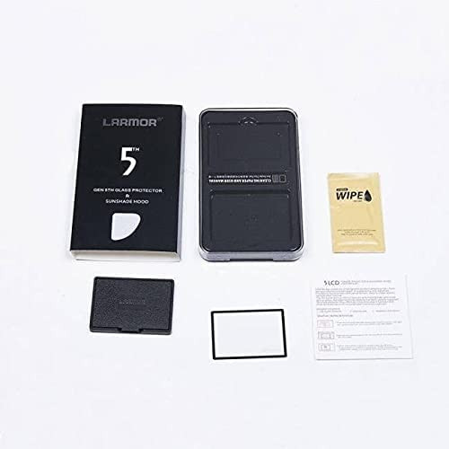 GGS Larmor GEN 5 Glass LCD Screen Protector + Magnetic Sunshade Hood for Sony A7/ A9