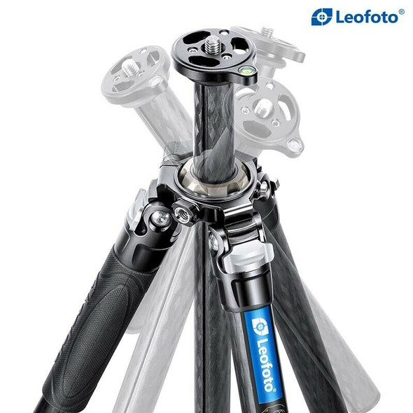 Leofoto LV-284C Carbon Fiber Flip Lock Tripod with Rotating Ball
