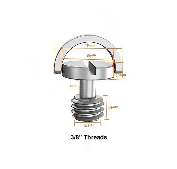 Fotolux S-12 Locking Screw 3/8" threads for Quick Release Plate
