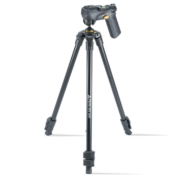 Vanguard Vesta 203AGH Aluminium 3-section Flip Lock Tripod with GH-20 Pistol Grip Head