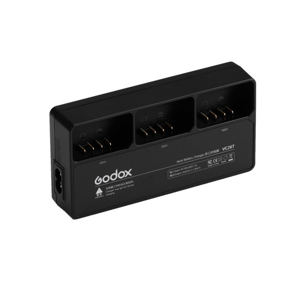 Godox VC26T Multi-Battery Charger for VB26 Battery (V1 Flash)