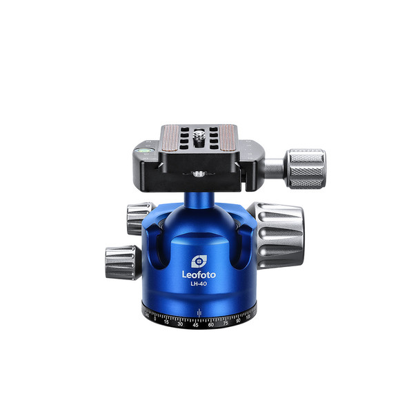 Leofoto LH-40BU+QP-70N Blue Edition Low Profile Ball Head