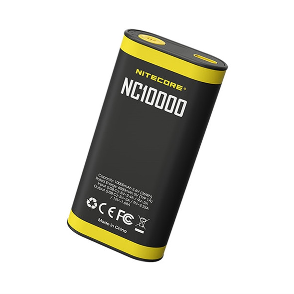 Nitecore NC10000 10,000mAh Compact Power Bank + Dual LED lights