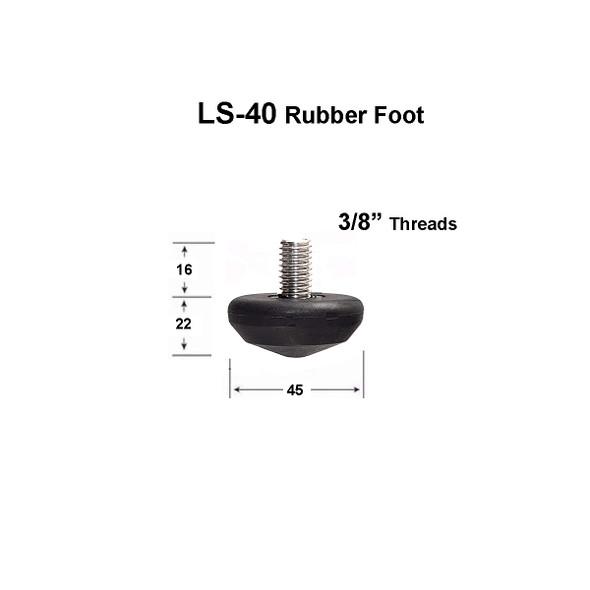Leofoto LS-40 Tripod Rubber foot ( set of 3 ) for Extra Large Tripod