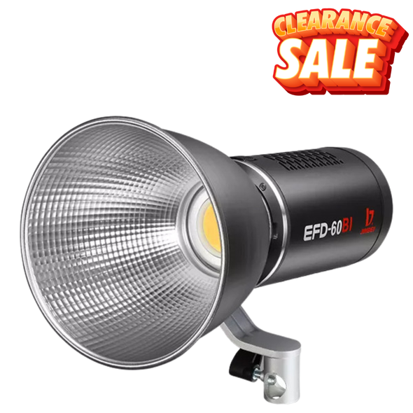 Jinbei EFD-60BI 60W AC-DC Bi-color Compact Portable LED Video Light 