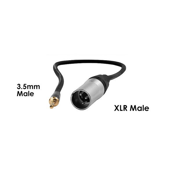 Godox GAC-IC1 3.5mm Male to XLR Male Audio Converter Cable
