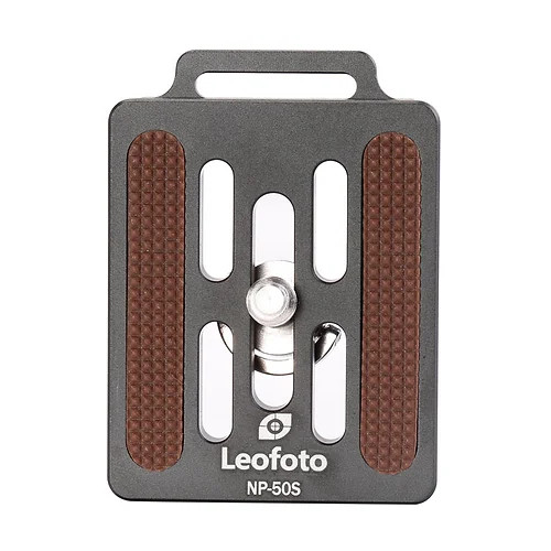 Leofoto NP-50S 50mm Arca-Swiss Quick Release Plate with Strap Slot