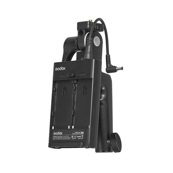 Godox ML-AK Kit with handle and NP Battery Plate BC60