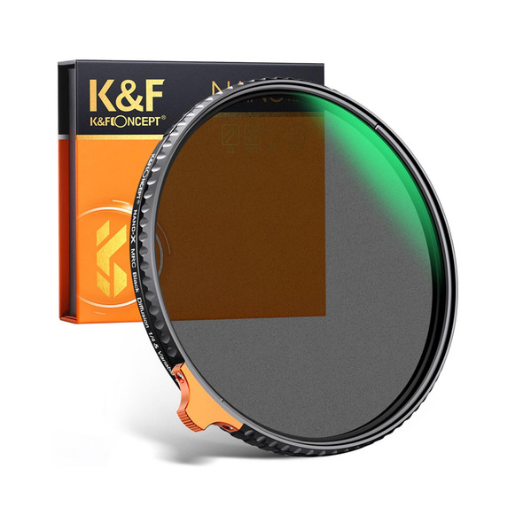 K&F Concept KF01.1815 77mm Black Mist 1/4 + ND2-32 Variable ND Filter