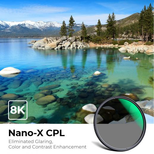 K&F Concept KF01.1902 XC15 105mm Nano-X CPL (UHD) MRC Circular Polarizer Filter