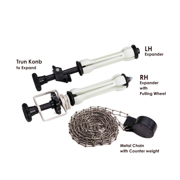 Fotolux Studio Background Support Expand Core Grip with Pull up Metal Chain
