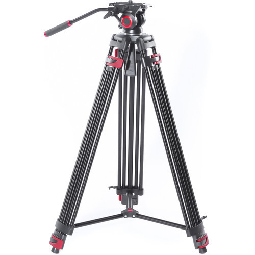 Miliboo MTT602A 1.9m Aluminium Video Tripod with Fluid Head