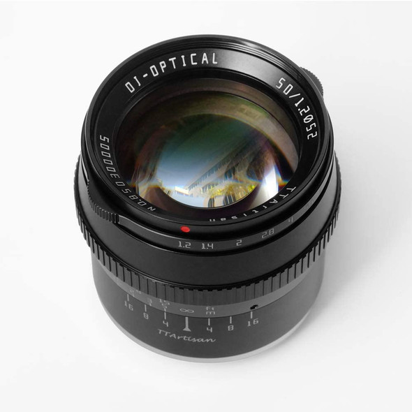 TTArtisan 50mm F1.2 APS-C Manual Focus Large Aperture Portrait Lens for Sony E-mount (Black)