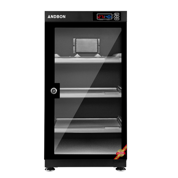 Andbon DS-55S 55L Small Auto-Dehumidifier Digital Dry Cabinet (Black)