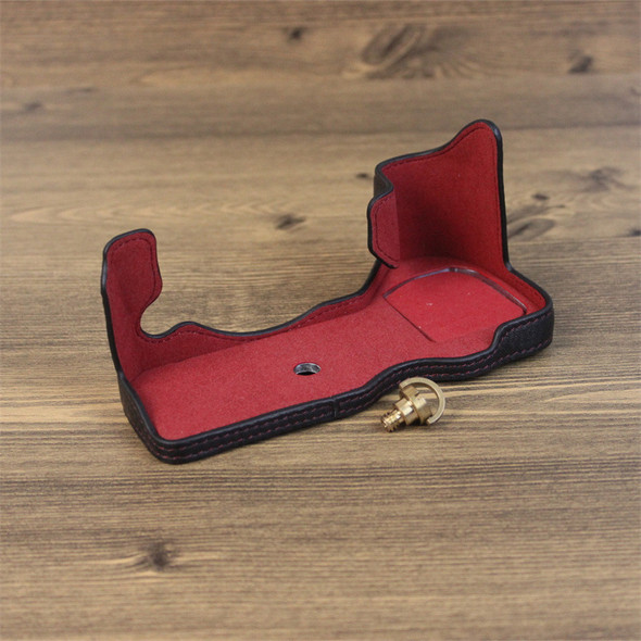 Fotolux LCC-XH2BK Leather Camera Cover for Fujifilm X-H2 / X-H2S (Black)