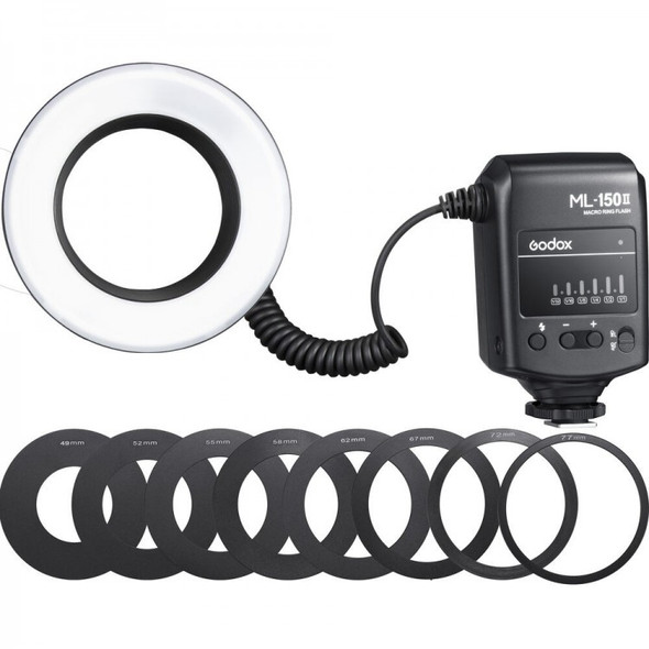 Godox ML-150II Macro Ring Flash Light (Manual mode GN12 )