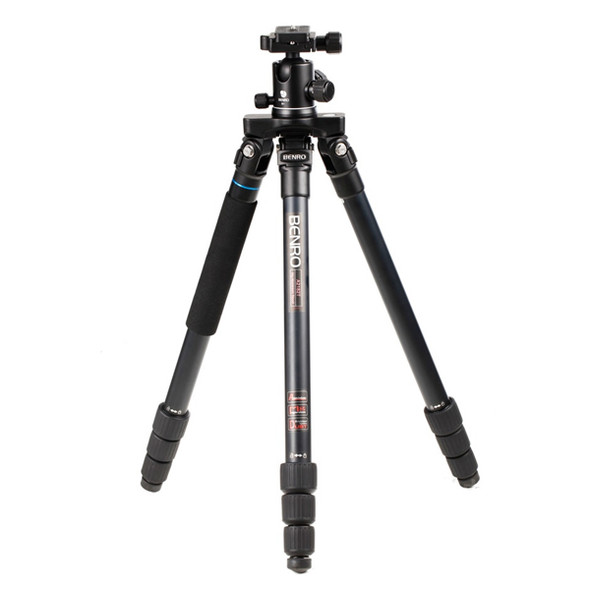 Benro A2182TB1 Alum Traveler 4-section Twist Lock Flat Tripod with B1 Ball Head