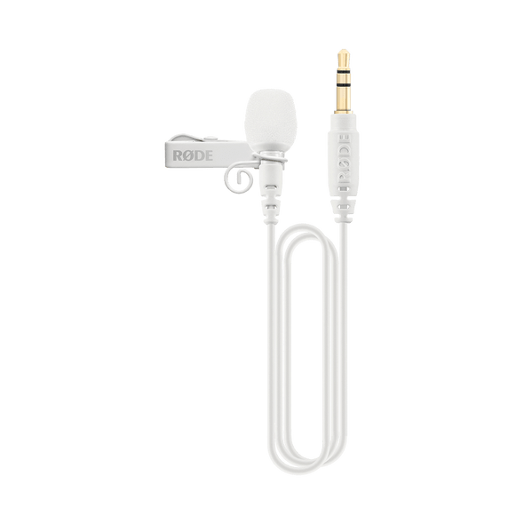 Rode LAVGO Lavalier GO Lapel Professional Microphone with 3.5mm TRS jack (White)