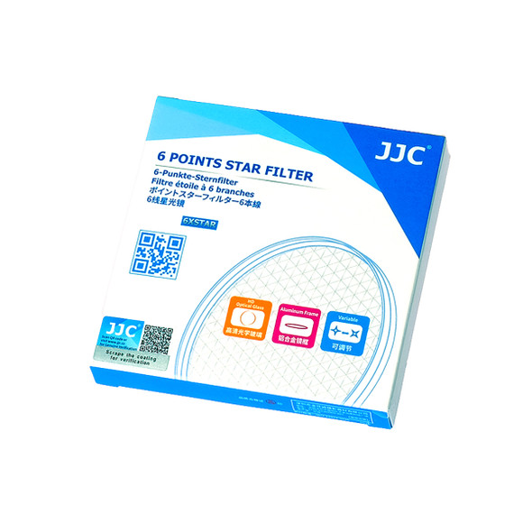 JJC F-6XSTAR77 77mm 6 Points Star Filter