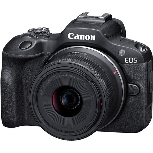 Canon EOS R100 Mirrorless Camera with RF-S 18-45mm F4.5-6.3 IS STM Lens Kit