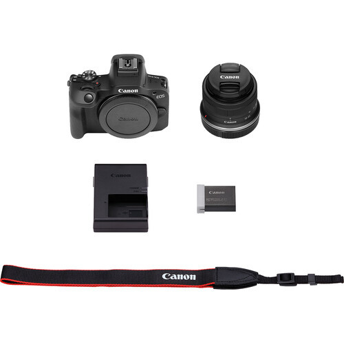 Canon EOS R100 Mirrorless Camera with RF-S 18-45mm F4.5-6.3 IS STM Lens Kit