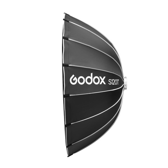 Godox S120T 120cm Silver Interior Parabolic Quick Release Softbox  (Bowens Mount) (Black & Silver)