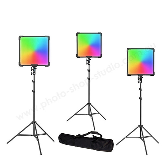 Godox 3x FH50R 62Ws RGB Flexible LED Three Light Kit(2500K-10000K)