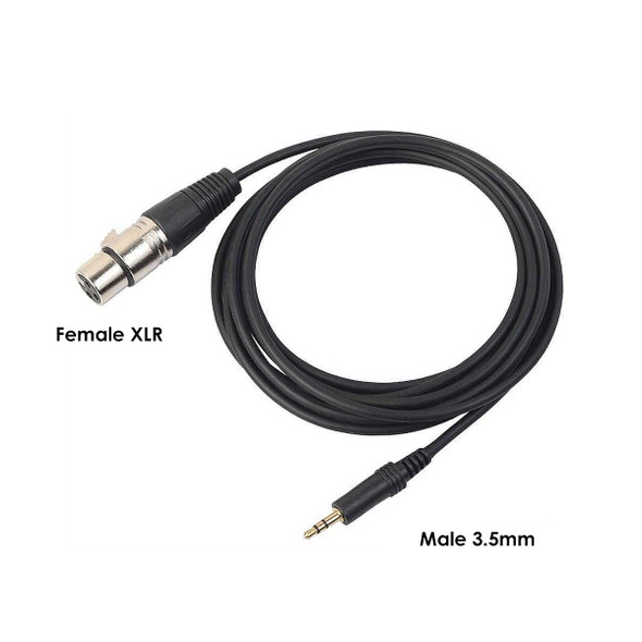 Fotolux XLR Female to 3.5mm Male Microphone Cable ( 3m ) for Rode NTG2