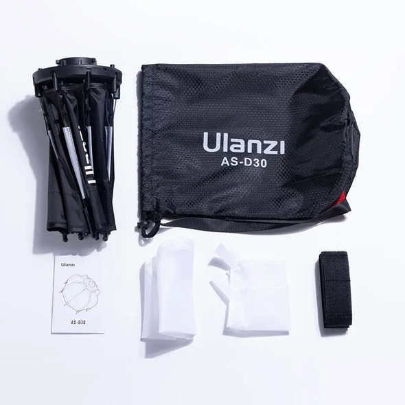 Ulanzi AS-D30 L083GBB1 30cm Mini Octa Softbox for LT023 / Nanlite