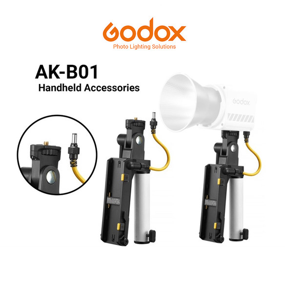 Godox AK-B01 Handle with NP Battey Plate for ML60/100II Bi