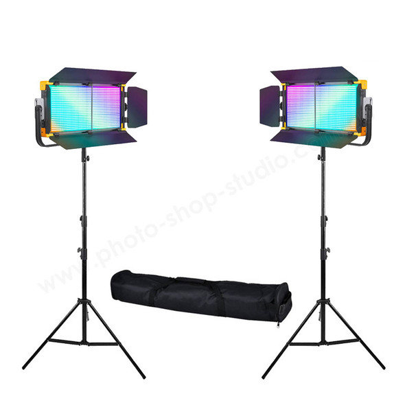 Godox 2x LD150R 150W RGB Video LED Light Panel Kit