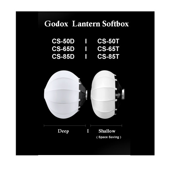 Godox CS-85T 85cm Collapsible Lantern Softbox Diffuser Ball (Bowens Mount)
