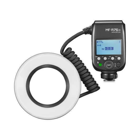 Godox MF-R76N M+TTL Dental Macro Ring Flash +VB26 for Nikon 