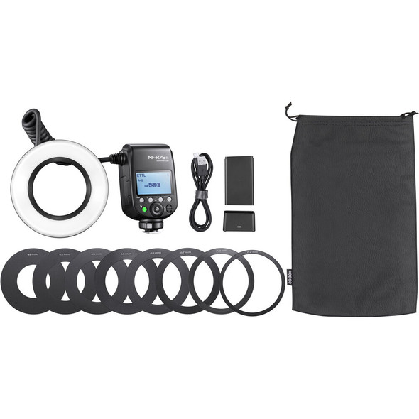 Godox MF-R76N M+TTL Dental Macro Ring Flash +VB26 for Nikon 