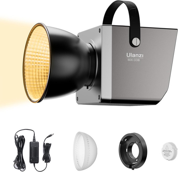 Ulanzi LT005 L055GBA1 60W Bi-Color COB LED Video Light - Mini Bowens Mount (2700K-6500K)