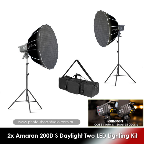 Aputure Amaran 200D S 200W Compact Daylight Point Source LED Light (5600K)