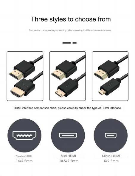 Fotolux HD402S HD 2.0 4K Male HDMI to Male HDMI Coiled Cable (0.3m)
