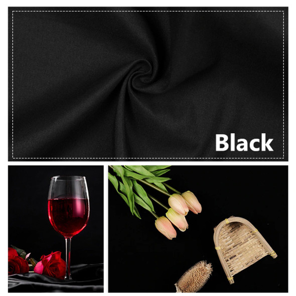 Fotolux 3.2m x 6m Background Muslin Cloth (Black)