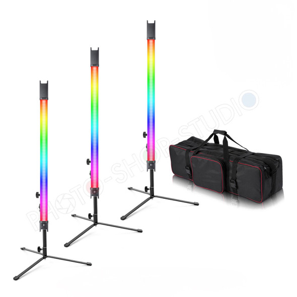 Godox TL60-K3 75cm 18W RGB Tube Handheld Stick Three LED Light Kit