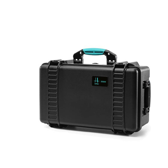 HPRC 2550W Wheeled Hard Case with Cubed Foam (Black/Blue)