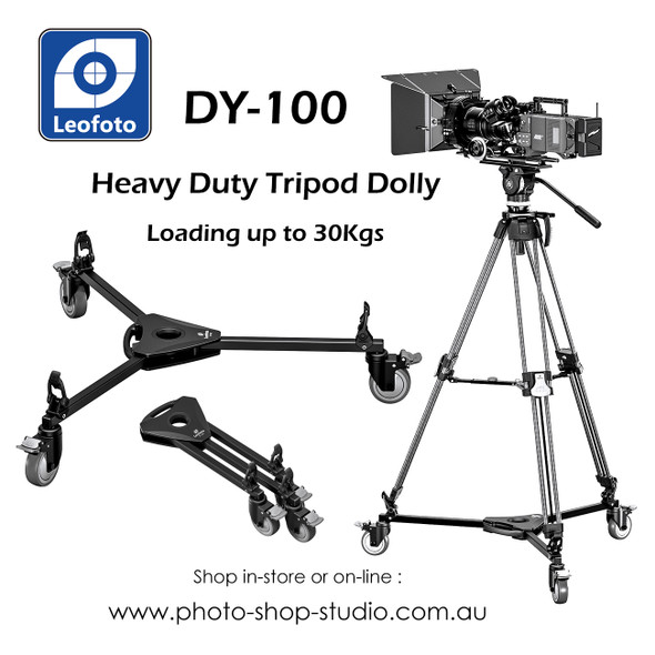 Leofoto DY-100 Heavy Duty Video Tripod Dolly