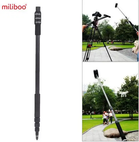 Miliboo MLZ901 Carbon Fiber 4-section Microphone Boom Pole  (1.2-3.0m )