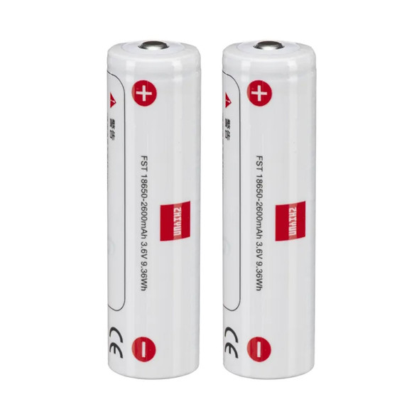 Zhiyun 18650 3.6V 2600mAh Rechargeable Li-ion Battery for Crane 2 (2 pack)