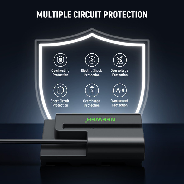 NEEWER VP-F550 NP-F550 to D Tap Dummy Battery 66603584