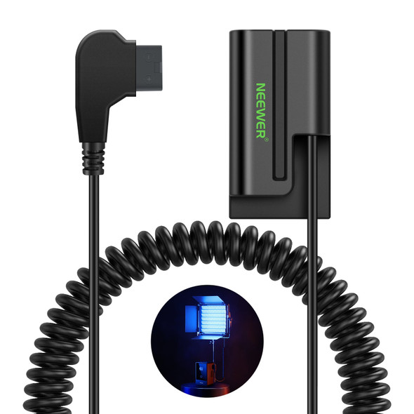 NEEWER VP-F550 NP-F550 to D Tap Dummy Battery 66603584