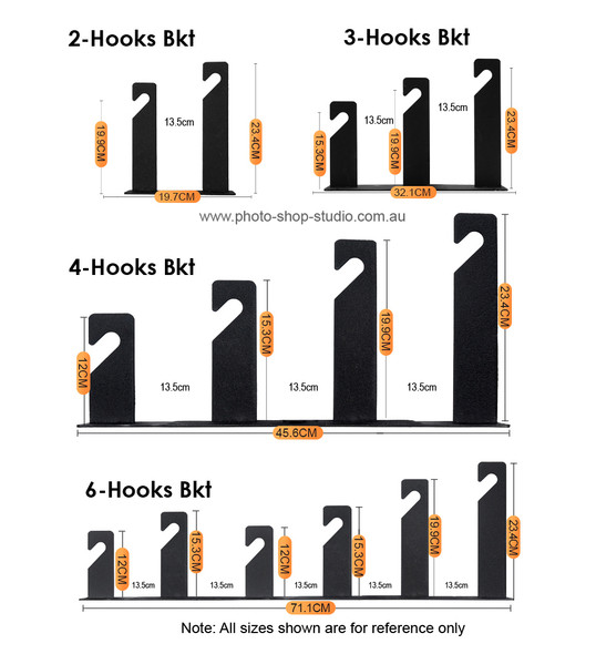 Fotolux B-02 2-hook Studio Background Wall/ Ceiling Support
