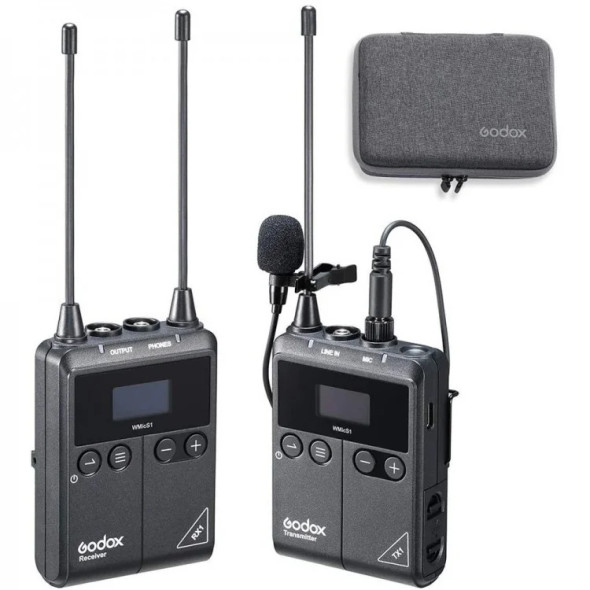 Godox WMicS1 Kit 1 UHF Wireless Microphone System (1 TX + 1RX)